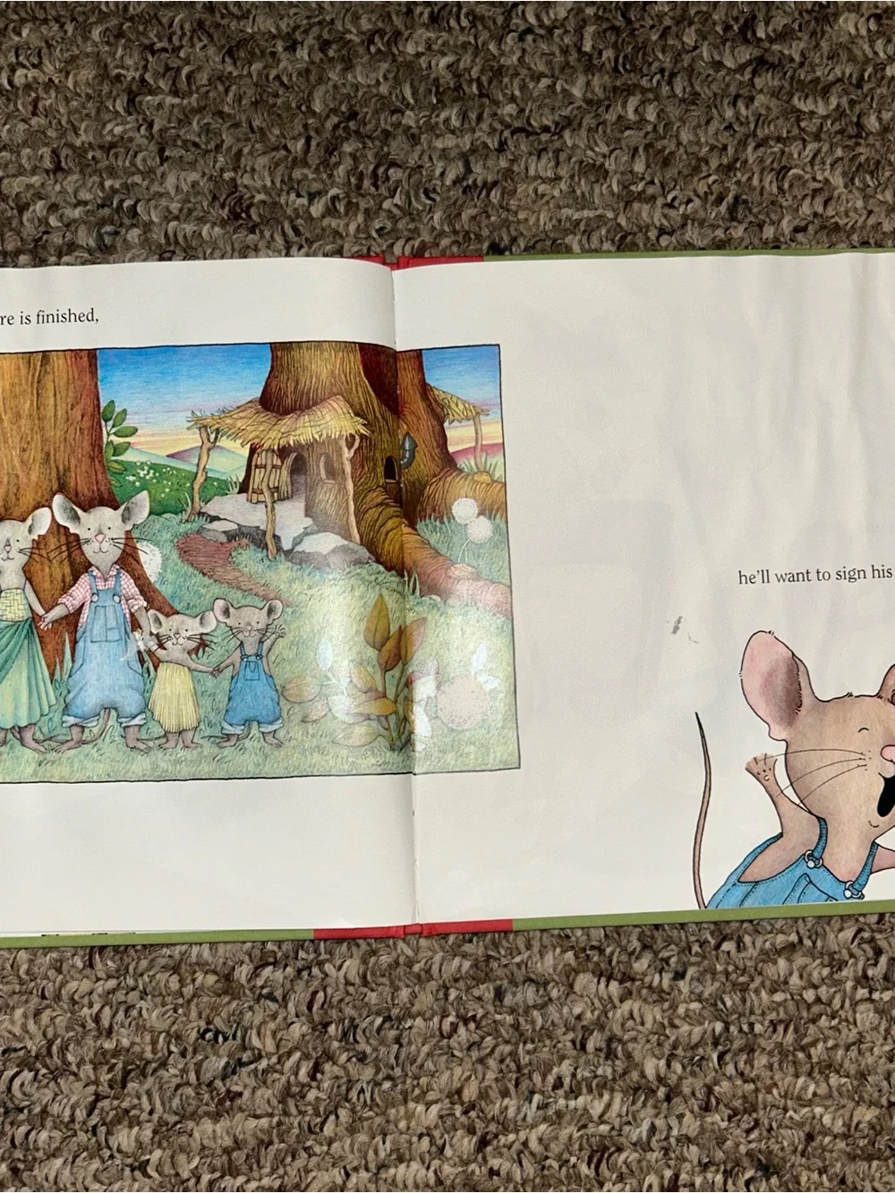 If You Give A Mouse A Cookie by Laura Numeroff, Vtg Hardcover, 2010